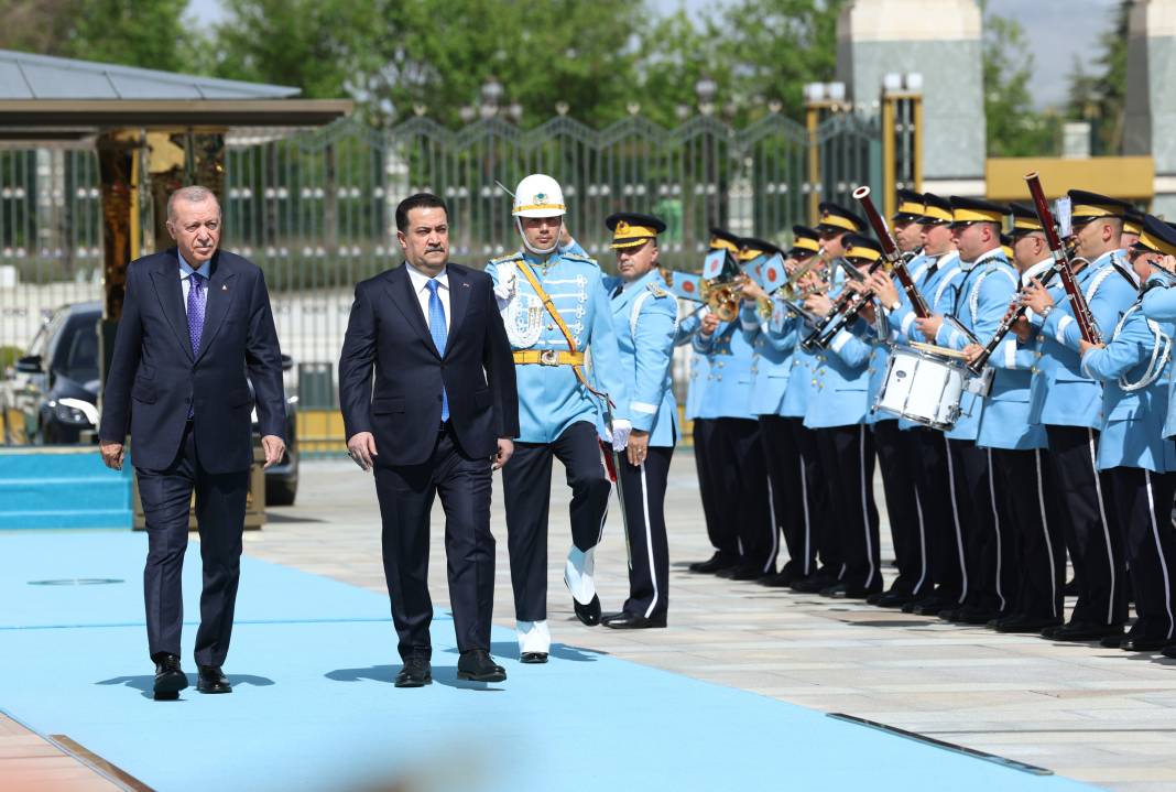 Irak Başbakanı Ankara’da! Külliye’de resmi tören: Sudani’den güç birliği mesajı... 33